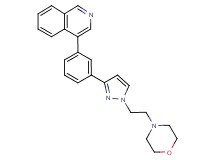 4-(3-{1-[2-(4-morpholinyl)ethyl]-1H-pyrazol-3-yl}phenyl)isoquinoline