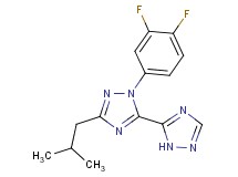2-(3,4-difluorophenyl)-5-isobutyl-2H,2'H-3,3'-bi-1,2,4-triazole