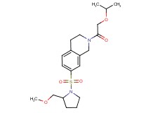 2-(isopropoxyacetyl)-7-{[2-(methoxymethyl)pyrrolidin-1-yl]sulfonyl}-1,2,3,4-tetrahydroisoquinoline