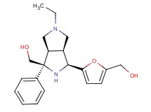 {(1S*,3S*,3aS*,6aR*)-5-ethyl-3-[5-(hydroxymethyl)-2-furyl]-1-phenyloctahydropyrrolo[3,4-c]pyrrol-1-yl}methanol