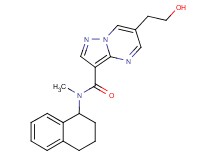 6-(2-hydroxyethyl)-N-methyl-N-(1,2,3,4-tetrahydronaphthalen-1-yl)pyrazolo[1,5-a]pyrimidine-3-carboxamide