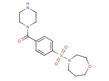 4-{[4-(1-piperazinylcarbonyl)phenyl]sulfonyl}-1,4-oxazepane hydrochloride