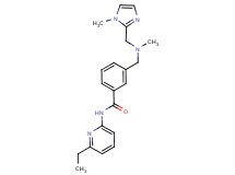 N-(6-ethylpyridin-2-yl)-3-({methyl[(1-methyl-1H-imidazol-2-yl)methyl]amino}methyl)benzamide