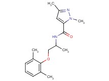 N-[2-(2,6-dimethylphenoxy)-1-methylethyl]-1,3-dimethyl-1H-pyrazole-5-carboxamide