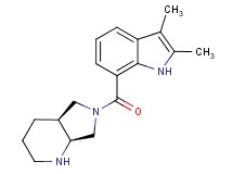rel-(4aS,7aS)-6-[(2,3-dimethyl-1H-indol-7-yl)carbonyl]octahydro-1H-pyrrolo[3,4-b]pyridine hydrochloride