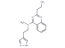 2-(2-aminoethyl)-N-methyl-N-[2-(1H-pyrazol-4-yl)ethyl]-4-quinazolinamine dihydrochloride