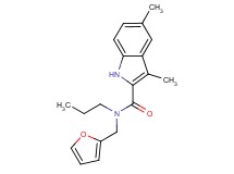 N-(2-furylmethyl)-3,5-dimethyl-N-propyl-1H-indole-2-carboxamide