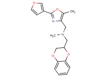 (2,3-dihydro-1,4-benzodioxin-2-ylmethyl){[2-(3-furyl)-5-methyl-1,3-oxazol-4-yl]methyl}methylamine