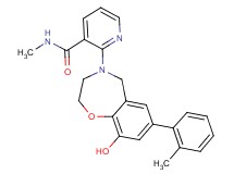 2-[9-hydroxy-7-(2-methylphenyl)-2,3-dihydro-1,4-benzoxazepin-4(5H)-yl]-N-methylnicotinamide