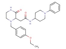 2-[1-(4-ethoxybenzyl)-3-oxo-2-piperazinyl]-N-(1-phenyl-4-piperidinyl)acetamide