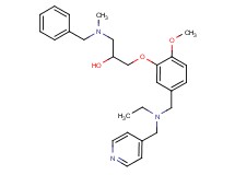 1-[benzyl(methyl)amino]-3-(5-{[ethyl(4-pyridinylmethyl)amino]methyl}-2-methoxyphenoxy)-2-propanol