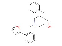 {4-benzyl-1-[2-(2-furyl)benzyl]-4-piperidinyl}methanol