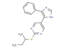 2-(sec-butylthio)-5-(4-phenyl-1H-imidazol-5-yl)pyrimidine