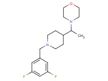 4-{1-[1-(3,5-difluorobenzyl)-4-piperidinyl]ethyl}morpholine