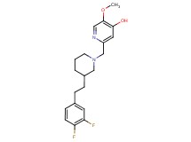 2-({3-[2-(3,4-difluorophenyl)ethyl]-1-piperidinyl}methyl)-5-methoxy-4-pyridinol