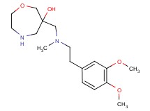 6-{[[2-(3,4-dimethoxyphenyl)ethyl](methyl)amino]methyl}-1,4-oxazepan-6-ol dihydrochloride