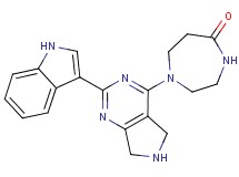 1-[2-(1H-indol-3-yl)-6,7-dihydro-5H-pyrrolo[3,4-d]pyrimidin-4-yl]-1,4-diazepan-5-one