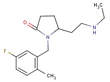 5-[2-(ethylamino)ethyl]-1-(5-fluoro-2-methylbenzyl)-2-pyrrolidinone