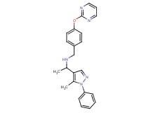 1-(5-methyl-1-phenyl-1H-pyrazol-4-yl)-N-[4-(2-pyrimidinyloxy)benzyl]ethanamine