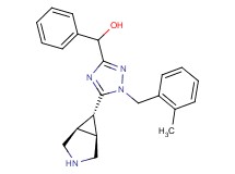 [5-[(1R*,5S*,6r*)-3-azabicyclo[3.1.0]hex-6-yl]-1-(2-methylbenzyl)-1H-1,2,4-triazol-3-yl](phenyl)methanol