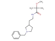 N-[2-(1-benzylpyrrolidin-3-yl)ethyl]-2-methoxy-2-methylpropanamide
