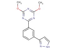 2,4-dimethoxy-6-[3-(1H-pyrazol-3-yl)phenyl]-1,3,5-triazine