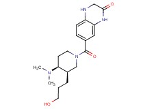 7-{[(3R*,4S*)-4-(dimethylamino)-3-(3-hydroxypropyl)piperidin-1-yl]carbonyl}-3,4-dihydroquinoxalin-2(1H)-one