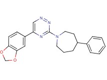 1-[5-(1,3-benzodioxol-5-yl)-1,2,4-triazin-3-yl]-4-phenylazepane