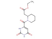 ethyl {1-[(2,6-dioxo-1,2,3,6-tetrahydro-4-pyrimidinyl)carbonyl]-2-piperidinyl}acetate