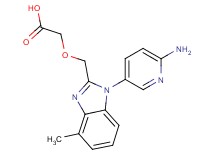 {[1-(6-aminopyridin-3-yl)-4-methyl-1H-benzimidazol-2-yl]methoxy}acetic acid
