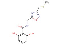 2,6-dihydroxy-N-({3-[(methylthio)methyl]-1,2,4-oxadiazol-5-yl}methyl)benzamide