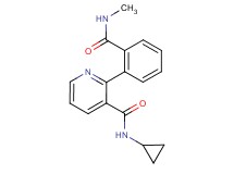 N-cyclopropyl-2-{2-[(methylamino)carbonyl]phenyl}nicotinamide