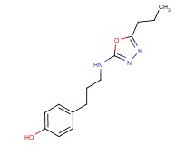 4-{3-[(5-propyl-1,3,4-oxadiazol-2-yl)amino]propyl}phenol