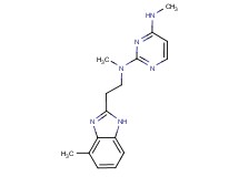N~2~,N~4~-dimethyl-N~2~-[2-(4-methyl-1H-benzimidazol-2-yl)ethyl]pyrimidine-2,4-diamine