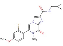 N-(cyclopropylmethyl)-6-(2-fluoro-4-methoxyphenyl)-7-methyl-8-oxo-7,8-dihydroimidazo[1,2-a]pyrazine-2-carboxamide