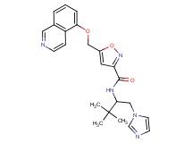 N-[1-(1H-imidazol-1-ylmethyl)-2,2-dimethylpropyl]-5-[(5-isoquinolinyloxy)methyl]-3-isoxazolecarboxamide