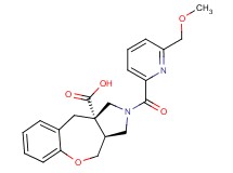 (3aS*,10aS*)-2-{[6-(methoxymethyl)pyridin-2-yl]carbonyl}-2,3,3a,4-tetrahydro-1H-[1]benzoxepino[3,4-c]pyrrole-10a(10H)-carboxylic acid