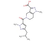 5-[(3-isobutyl-1-methyl-1H-pyrazol-5-yl)carbonyl]-1-methyl-4,5,6,7-tetrahydro-1H-pyrazolo[4,3-c]pyridine-3-carboxylic acid