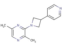 2,5-dimethyl-3-[3-(4-pyridinyl)-1-azetidinyl]pyrazine