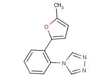 4-[2-(5-methyl-2-furyl)phenyl]-4H-1,2,4-triazole