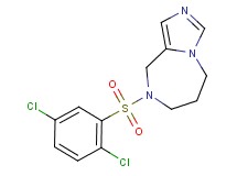 8-[(2,5-dichlorophenyl)sulfonyl]-6,7,8,9-tetrahydro-5H-imidazo[1,5-a][1,4]diazepine