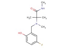 2-[(5-fluoro-2-hydroxybenzyl)(methyl)amino]-N,2-dimethylpropanamide