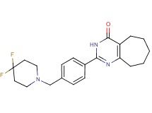 2-{4-[(4,4-difluoropiperidin-1-yl)methyl]phenyl}-3,5,6,7,8,9-hexahydro-4H-cyclohepta[d]pyrimidin-4-one