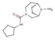 (1R*,6S*)-N-cyclopentyl-9-methyl-3,9-diazabicyclo[4.2.1]nonane-3-carboxamide