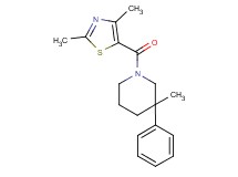 1-[(2,4-dimethyl-1,3-thiazol-5-yl)carbonyl]-3-methyl-3-phenylpiperidine