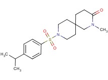 9-[(4-isopropylphenyl)sulfonyl]-2-methyl-2,9-diazaspiro[5.5]undecan-3-one