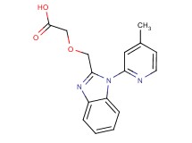 {[1-(4-methylpyridin-2-yl)-1H-benzimidazol-2-yl]methoxy}acetic acid