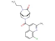 (1S*,5R*)-3-[(8-chloro-2-methyl-4-quinolinyl)carbonyl]-6-propyl-3,6-diazabicyclo[3.2.2]nonan-7-one