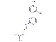 4-(2,6-dimethylpyridin-3-yl)-N-(2-isopropoxyethyl)pyrimidin-2-amine