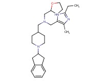1-[1-(2,3-dihydro-1H-inden-2-yl)-4-piperidinyl]-N-[(2-ethyl-4-methyl-1H-imidazol-5-yl)methyl]-N-(tetrahydro-2-furanylmethyl)methanamine